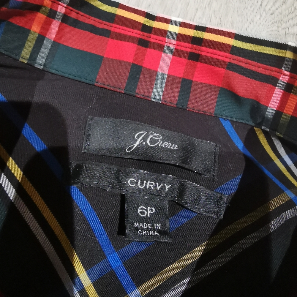 New J. Crew button down Stewart plaid shirt - Picture 3 of 7